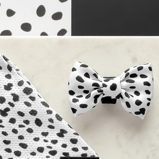 Cocopup Bow Tie Monochrome Spots
