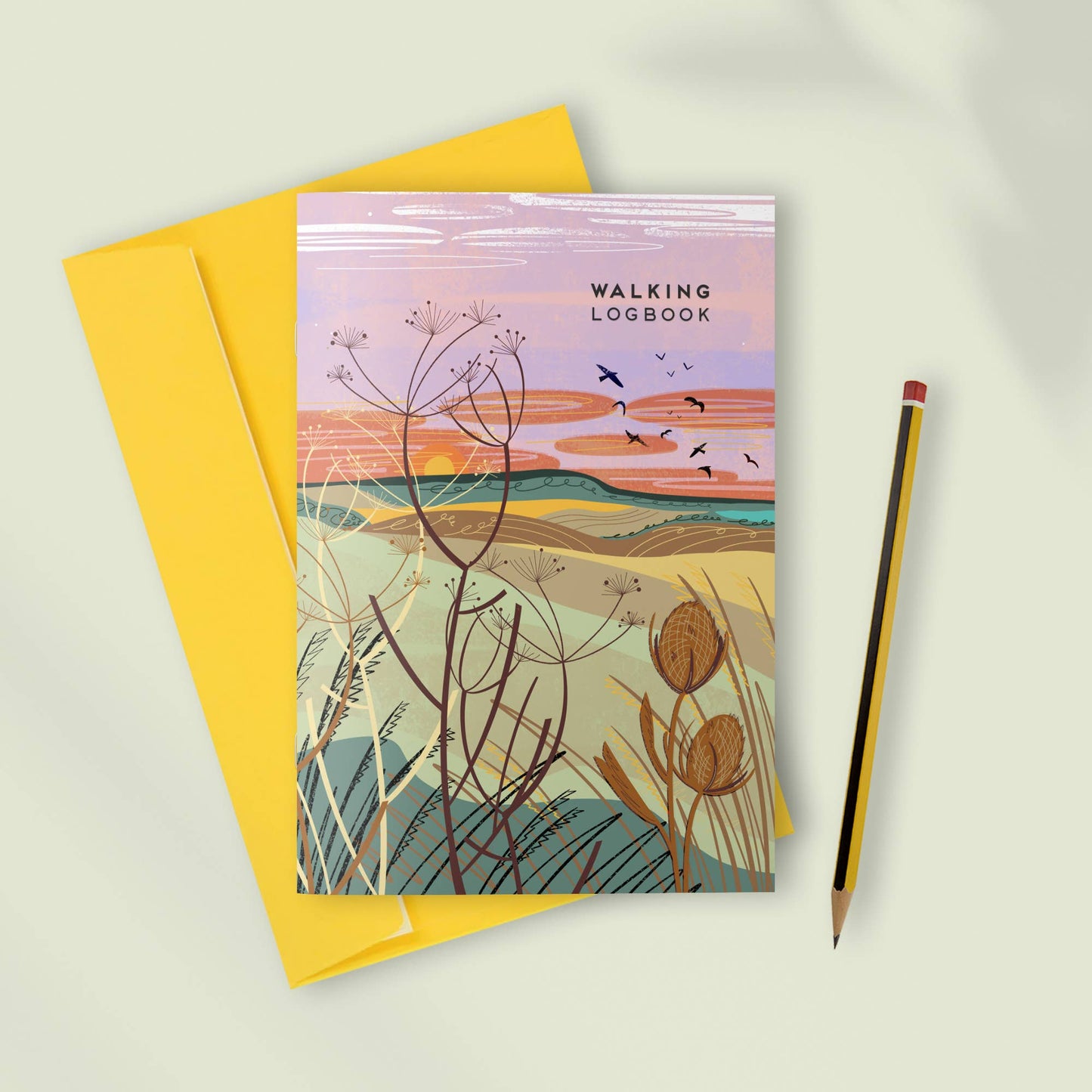 Walking logbook seed pods - journal outdoor notebook