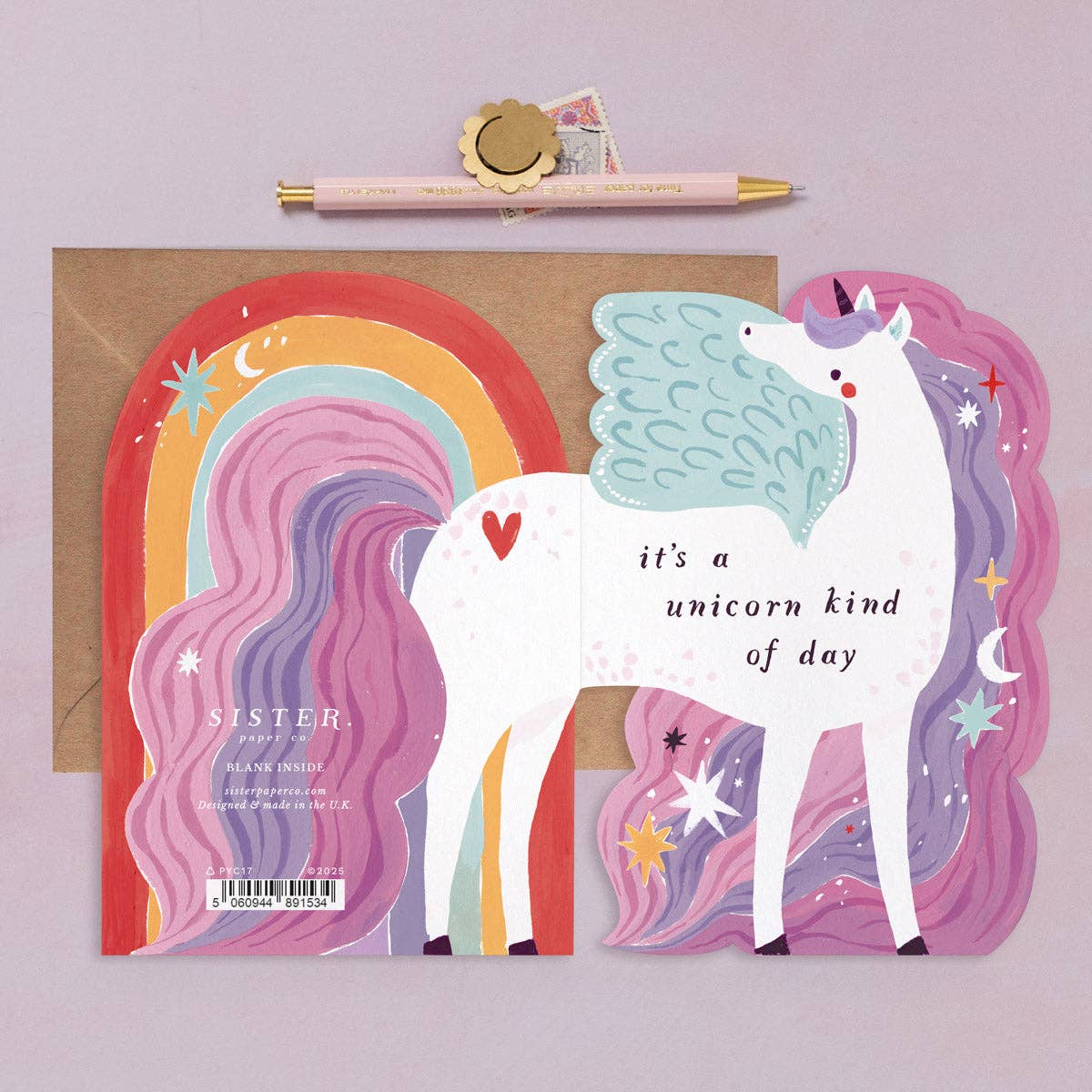 Unicorn Birthday Card | Kids Birthday Card | Childrens Cards