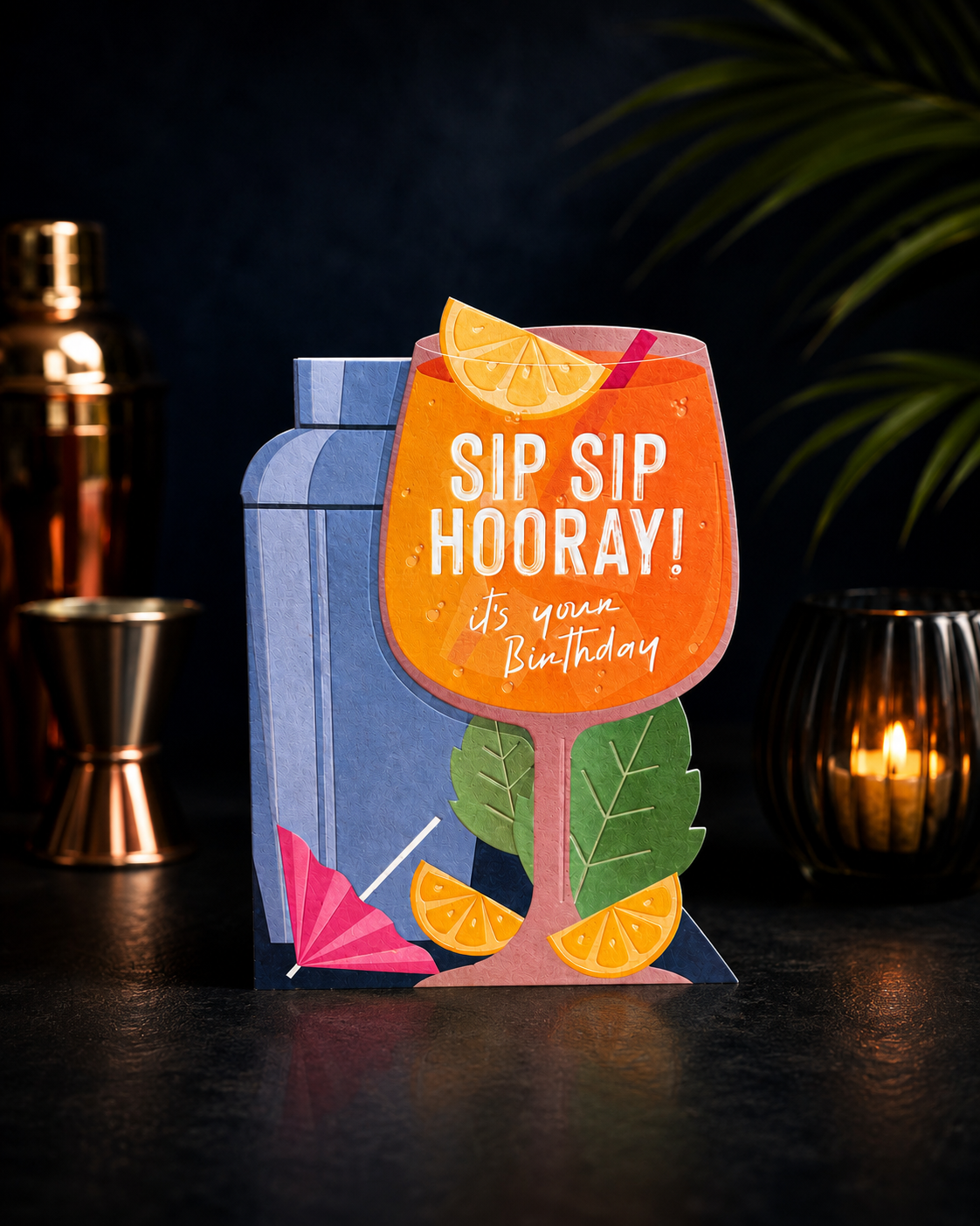 Happy Birthday Cocktails Card