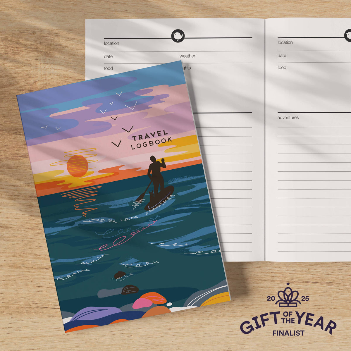 Travel Logbook Paddleboarding - Adventure Journal