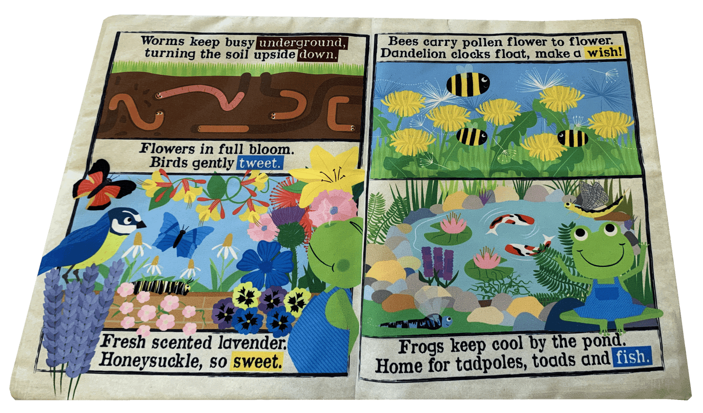 Nursery Times Crinkly Newspaper - All About Gardens