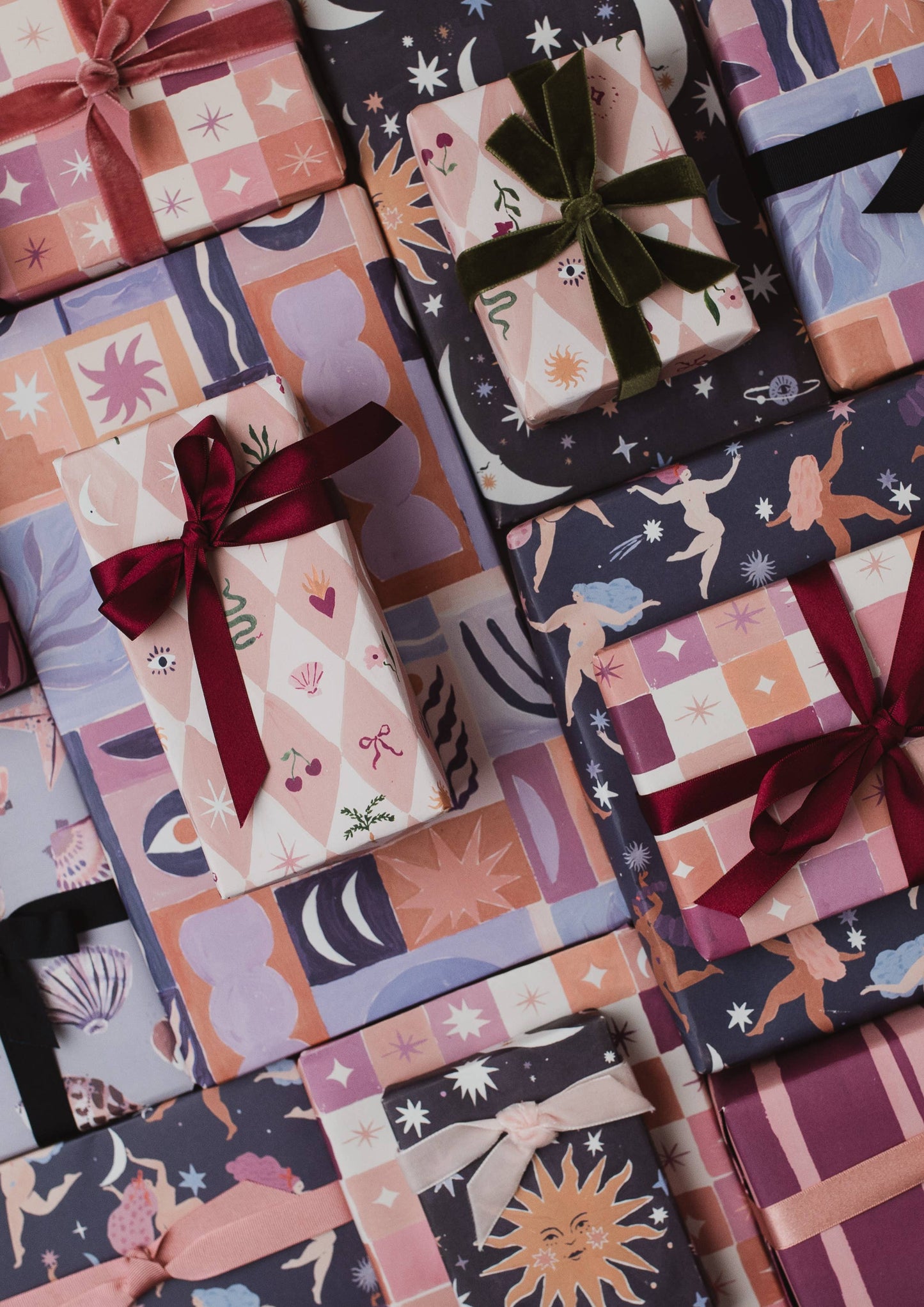 Studio Abstract Gift Wrap | Luxury Wrapping Paper Sheets