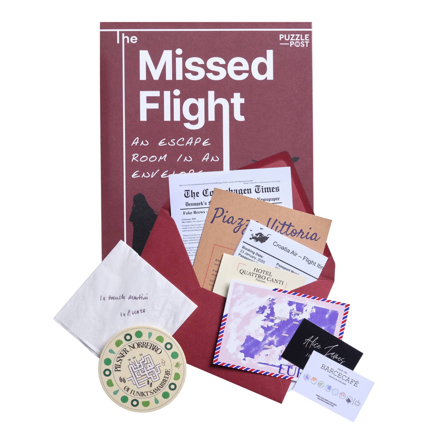 Puzzle Post Escape Game - Missed Flight