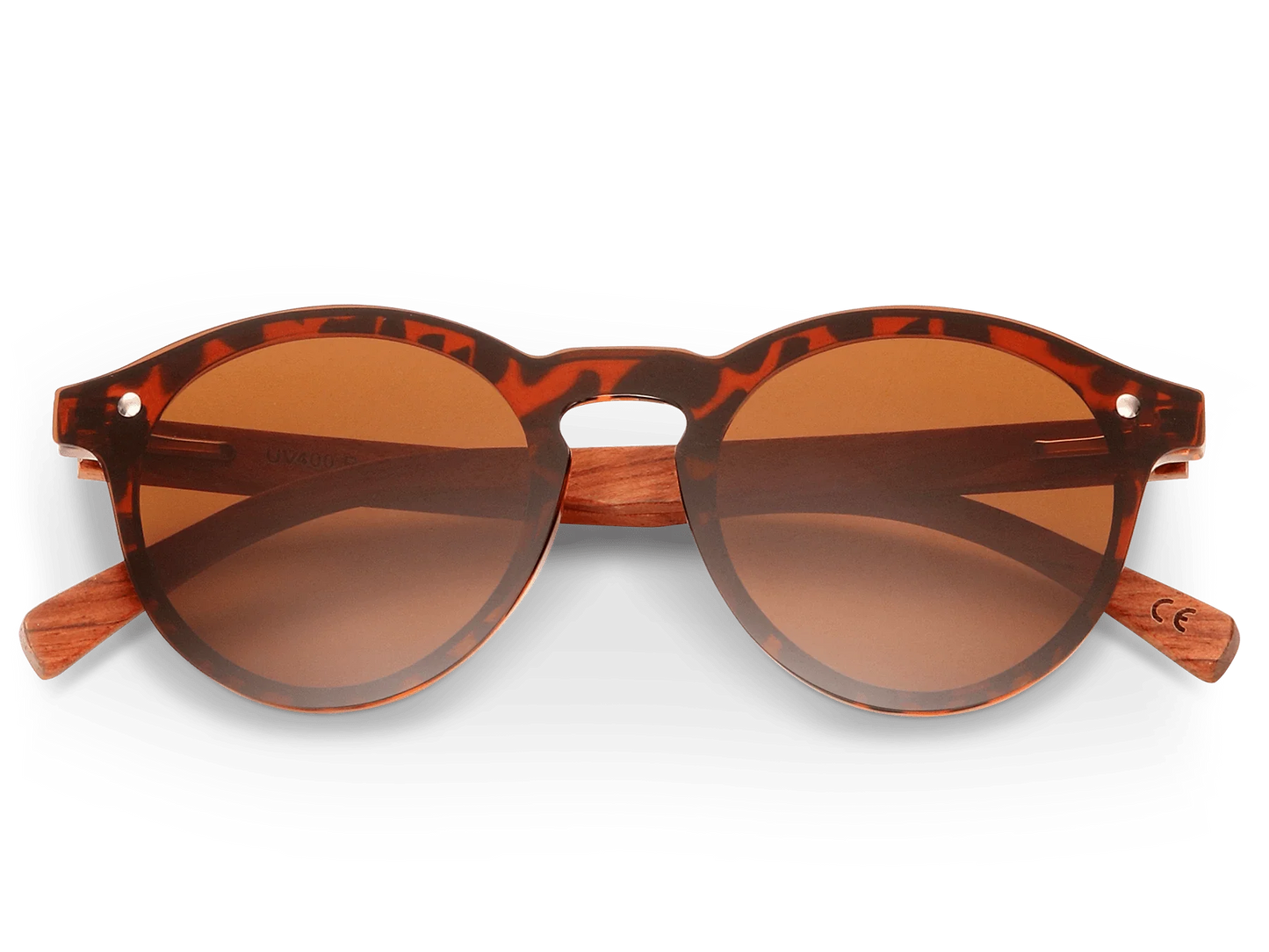 Côte d'Azur - Stylish Rosewood Sunglasses