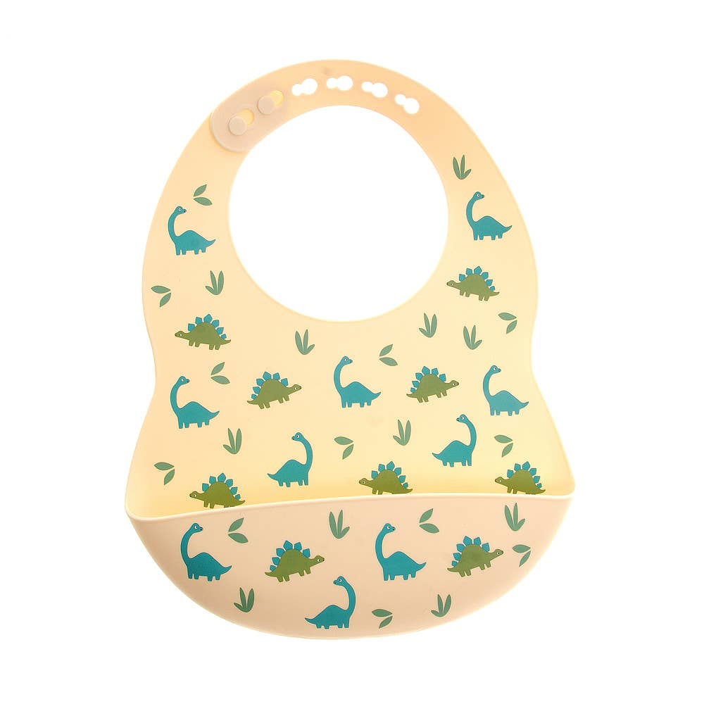 Catch It Silicone Bib Dinosaur