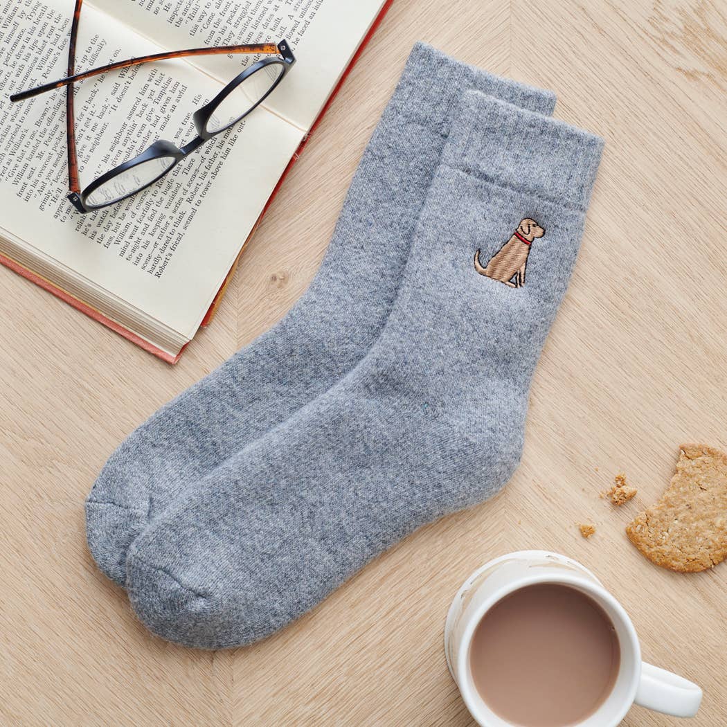 Dog Walking Socks - Fox Red Labrador