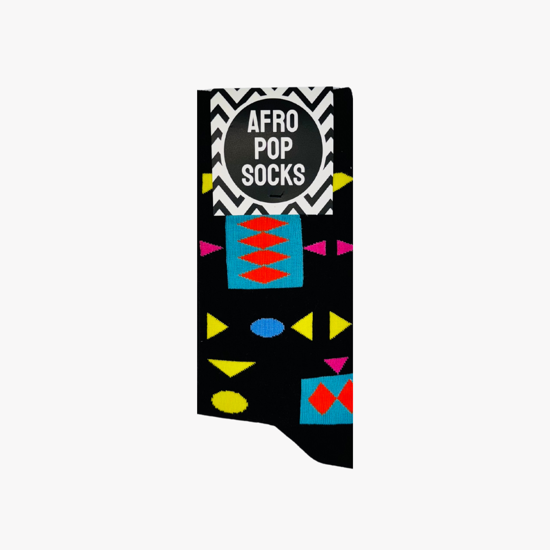 Retro Black Socks M