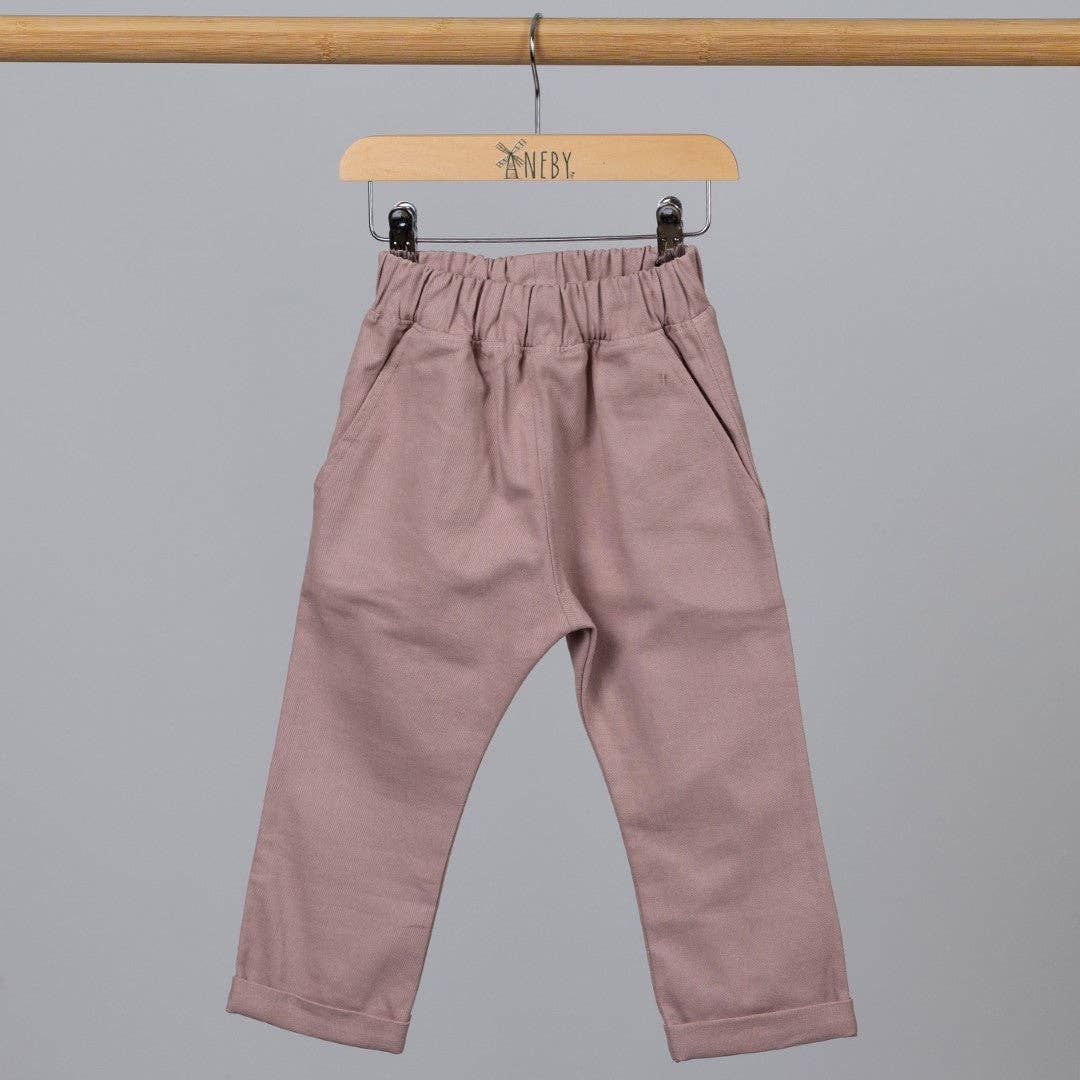 Trousers: Dusty Pink / 2-3y
