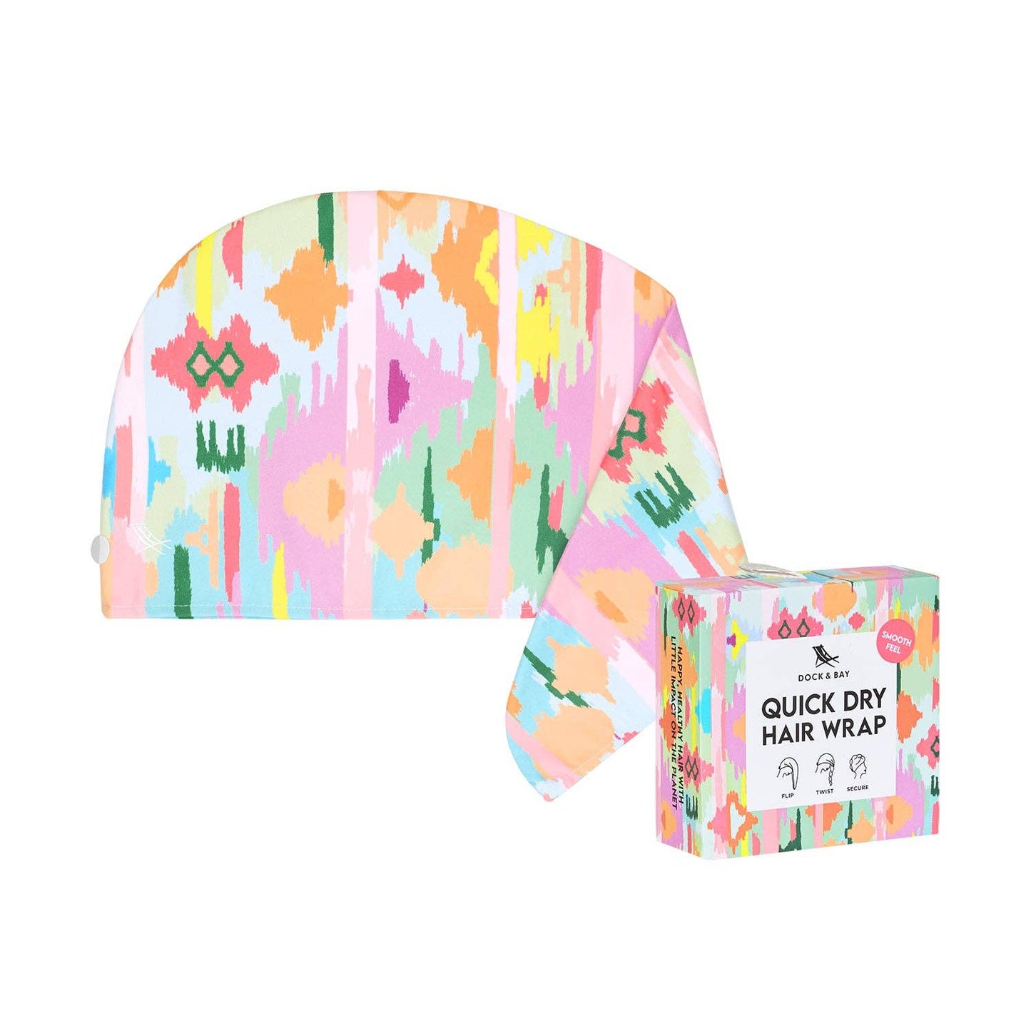 Dock & Bay Hair Wrap - Ibiza Glow: One Size