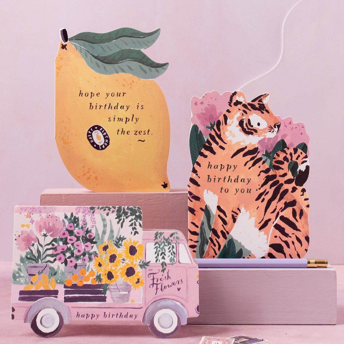 Flower Truck Birthday Card - Sister Paper