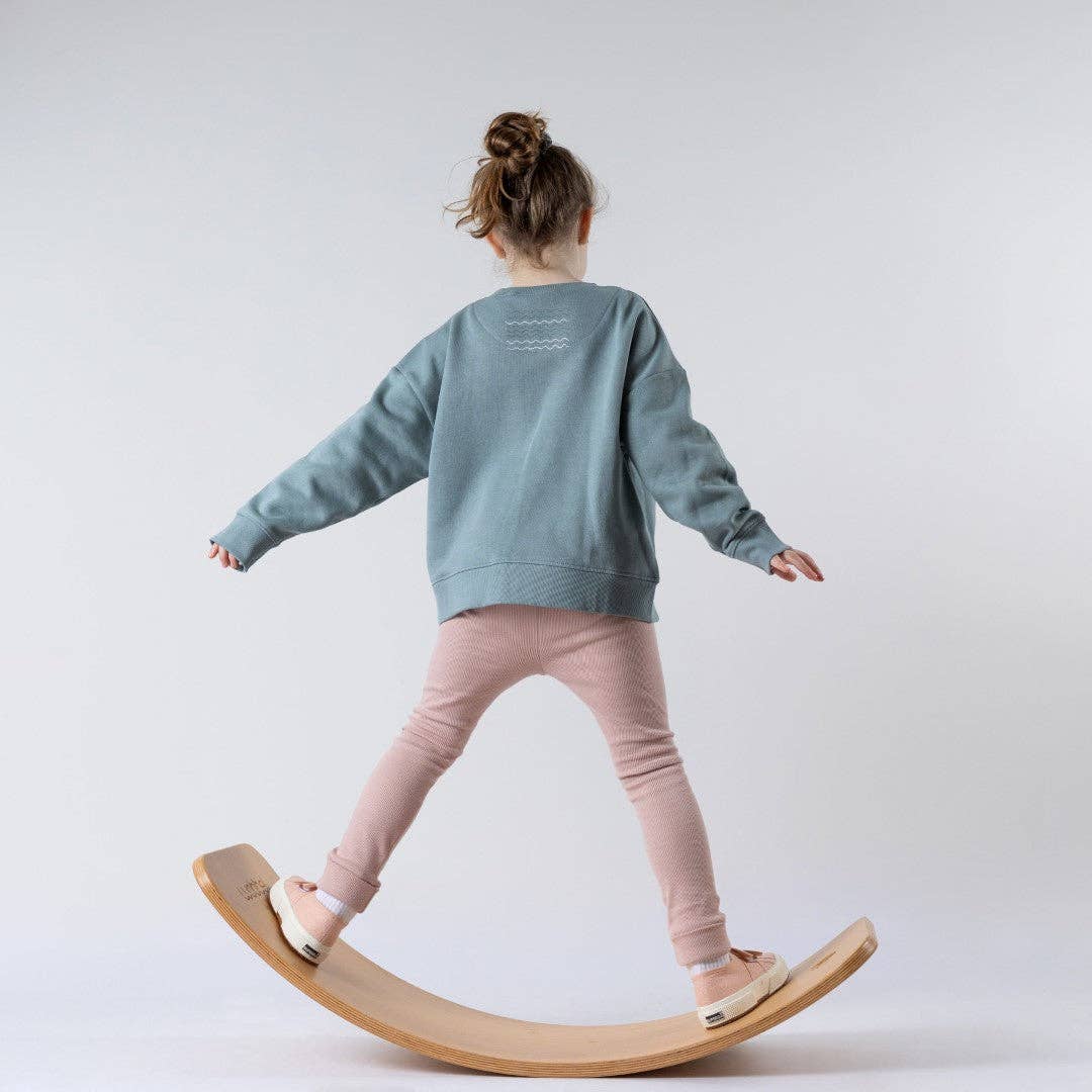 Sweatshirt | Blue Sunrise: Steel Blue / 3-4y
