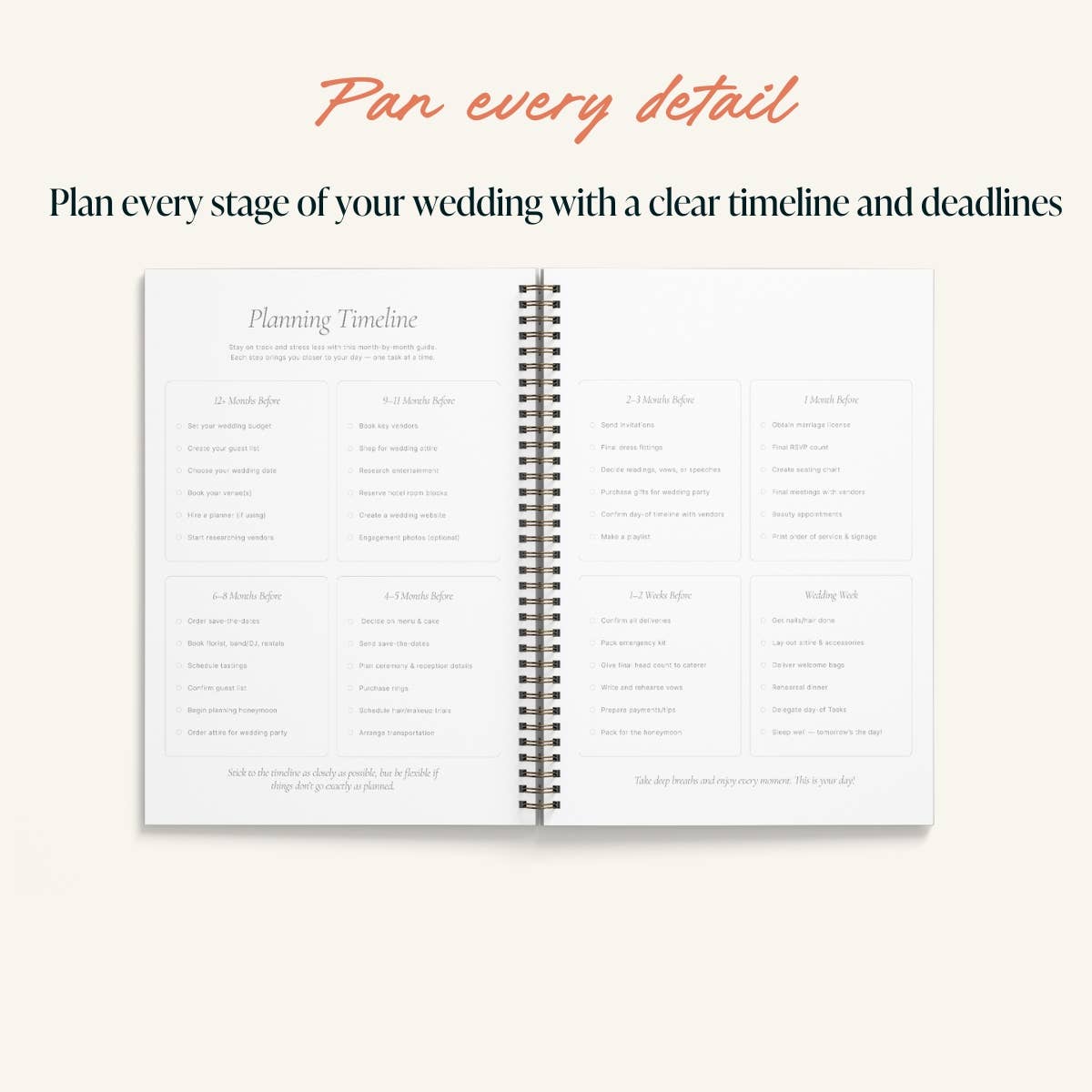 Wedding Planner Book |A5 Wedding Gift for Bride