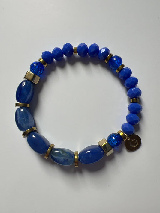 Gist - Royal Blue stretch bracelet