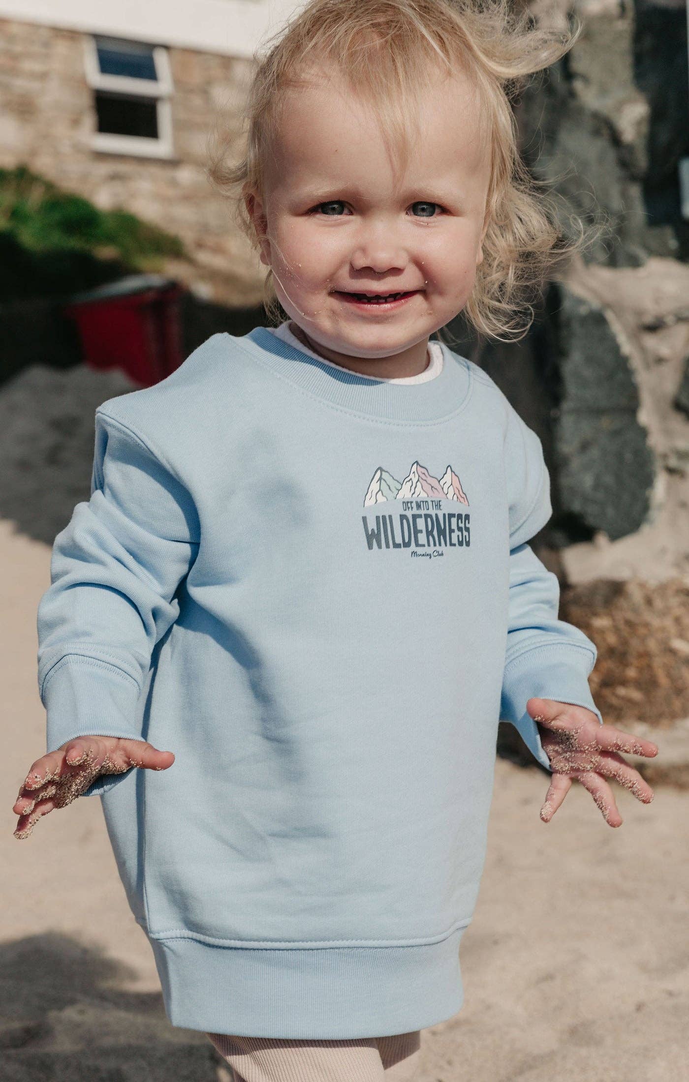 Into The Wilderness Organic Cotton Childrens Sweatshirt: Natural* / 5-6 Years