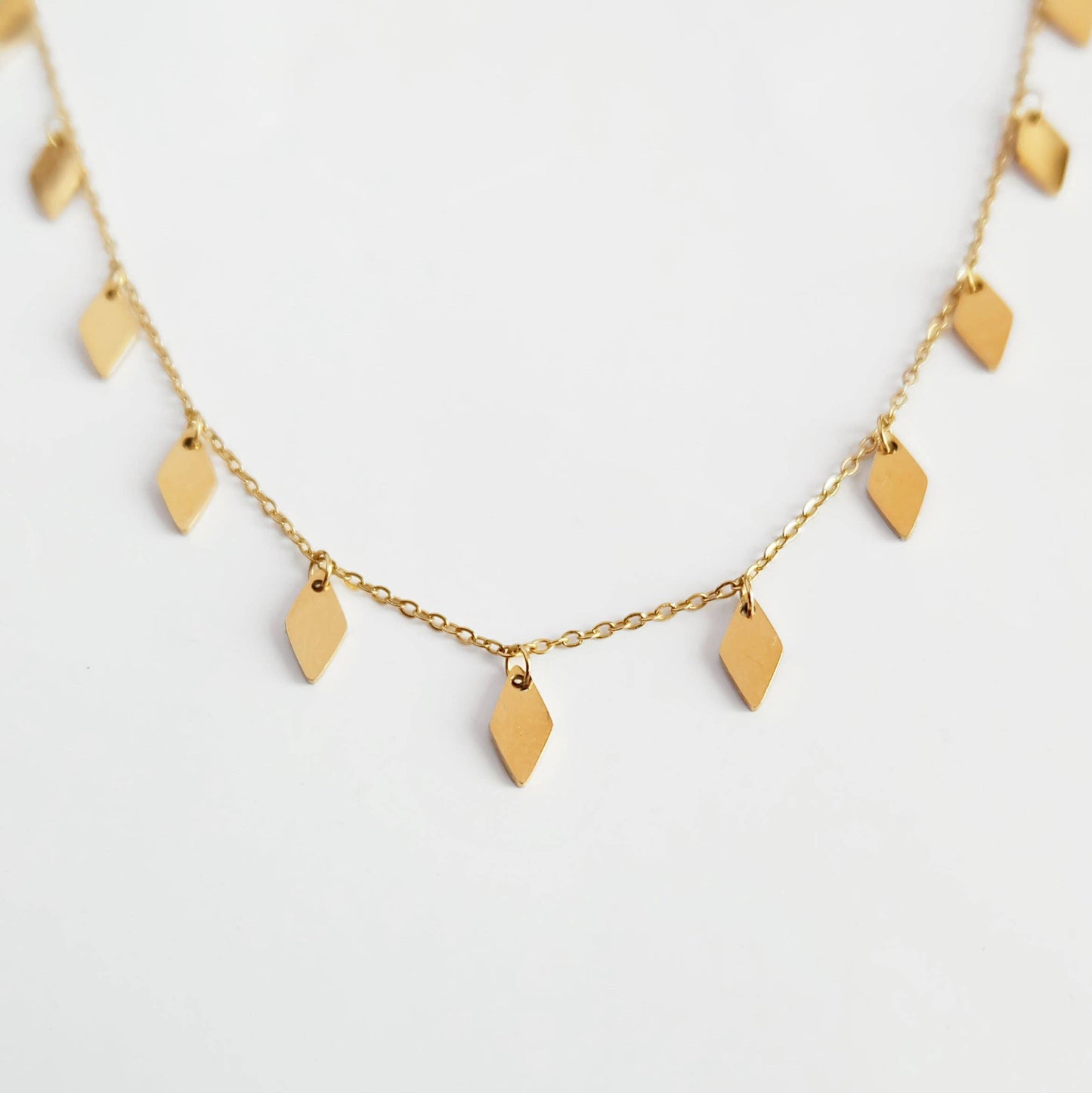 Augusta Layering Drop Choker Necklace
