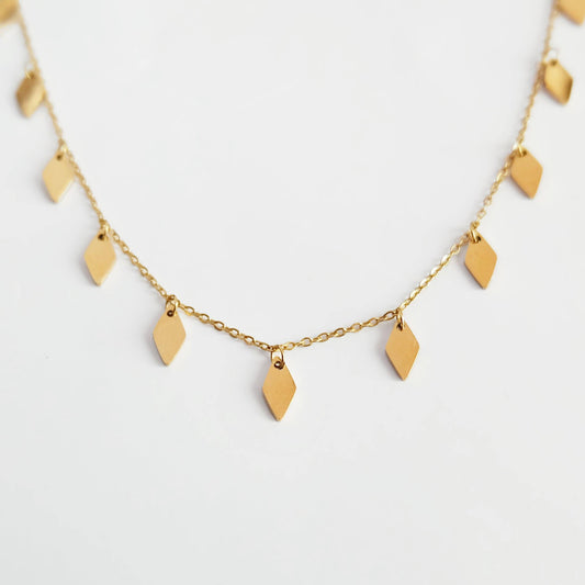 Augusta Layering Drop Choker Necklace