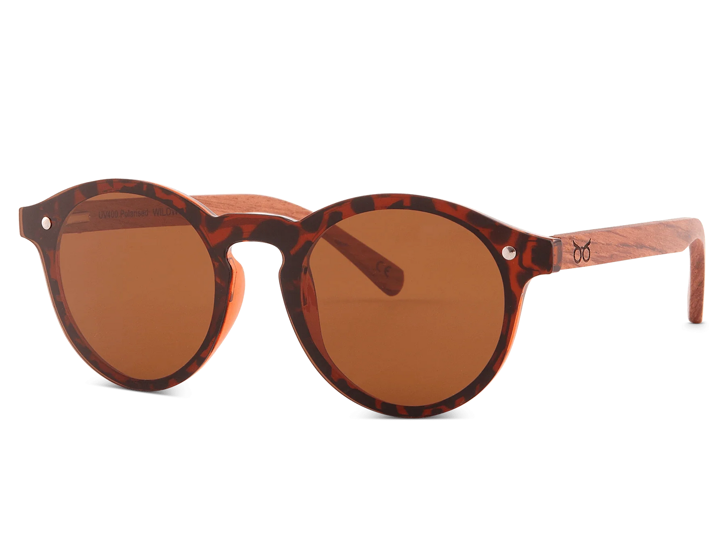 Côte d'Azur - Stylish Rosewood Sunglasses