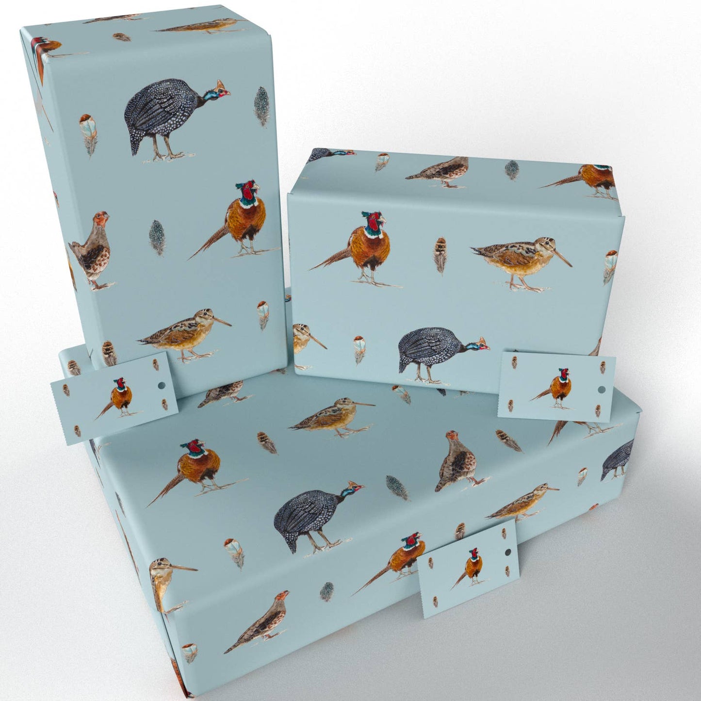 Game Birds Wrapping Paper • ECO Friendly • UK Made