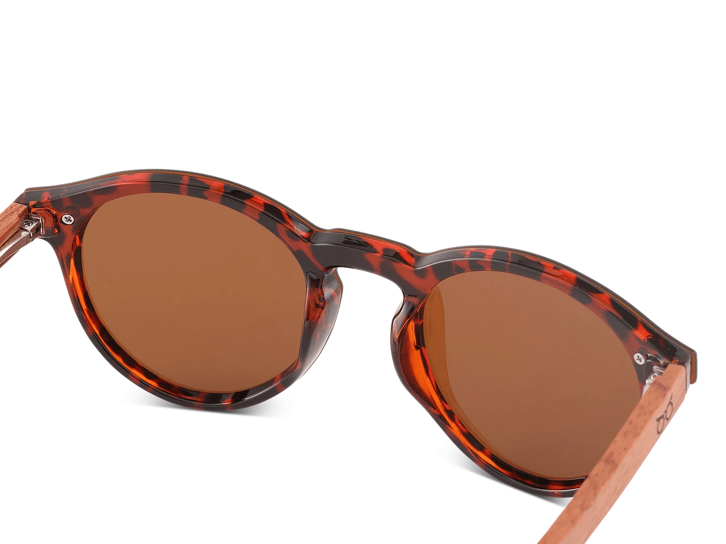 Côte d'Azur - Stylish Rosewood Sunglasses