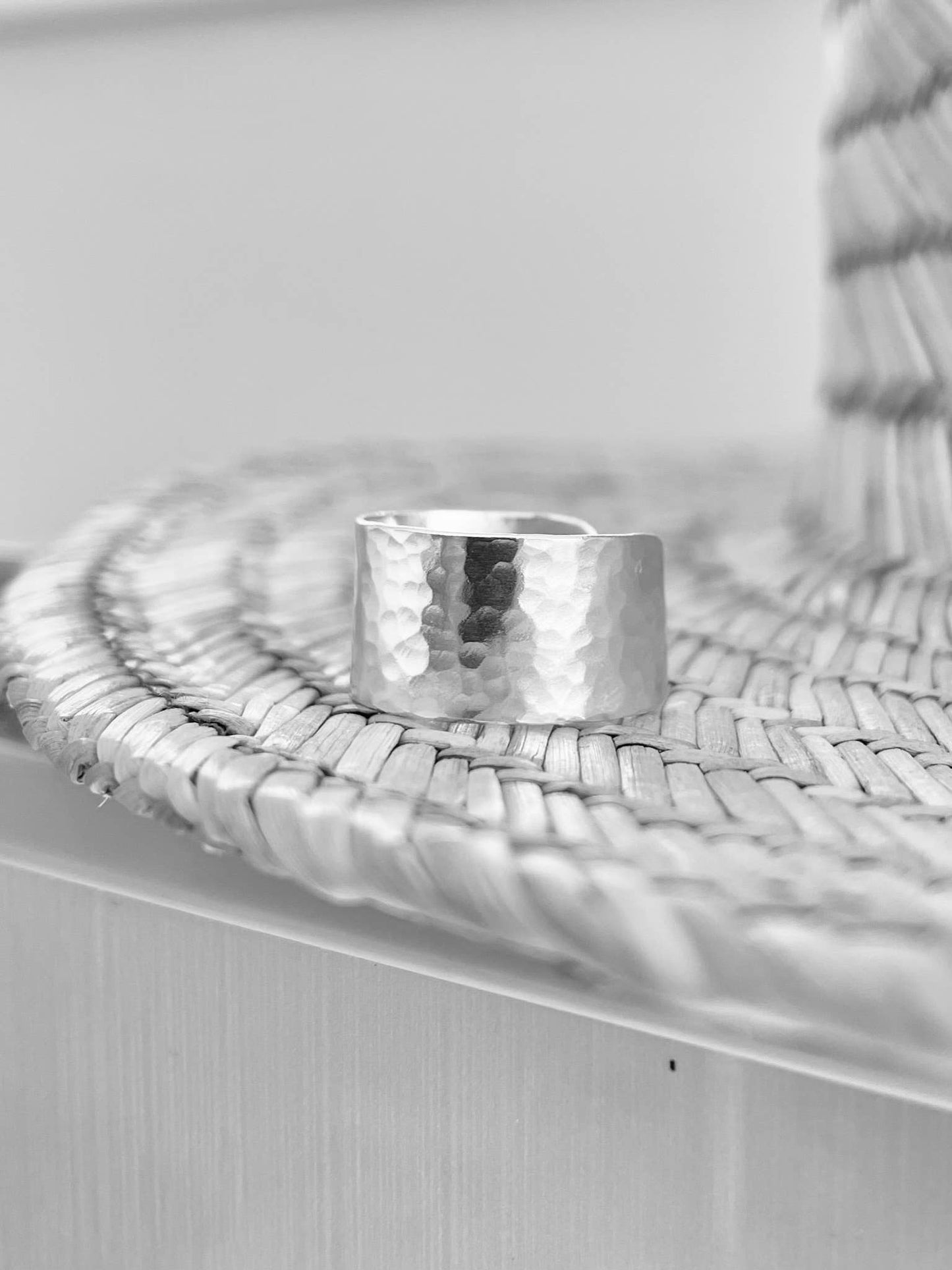 Large sterling silver adjustable ring, large silver ring: Large