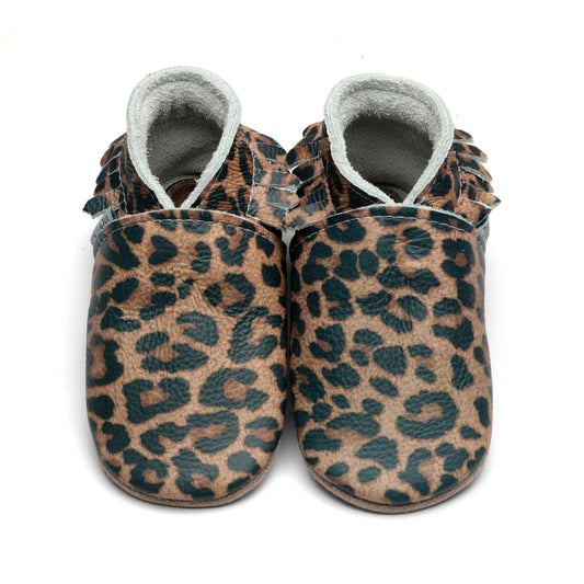 Inch Blue Shoes 6-12mths - Leopard